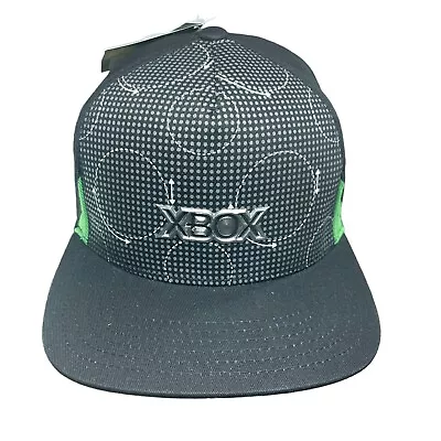 Official Xbox Gear Snapback Hat Microsoft Cap BLACK NWT • $32