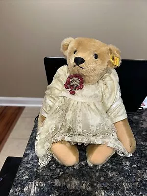 Adorable STEIFF Mohair Teddy Bear 0155/36 Margaret Woodbury Strong 14  Tall • $29.99