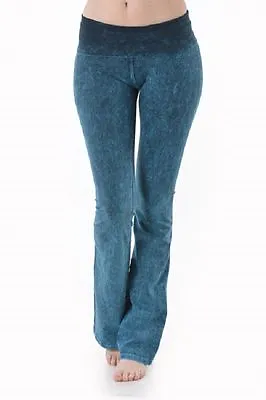 T-Party Mineral Wash Pant's Teal Blue • $25