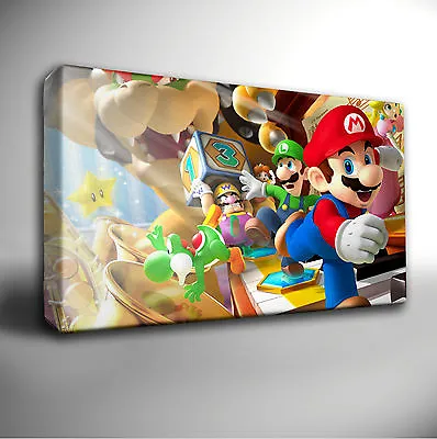 Mario Party - Gaming  - Giclee Canvas Art • $56.82