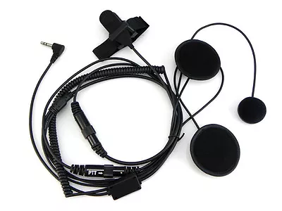 Motorcycle Full Face Close Helmet Headset For Motorola Walkie Talkie CB Radio • $13.23