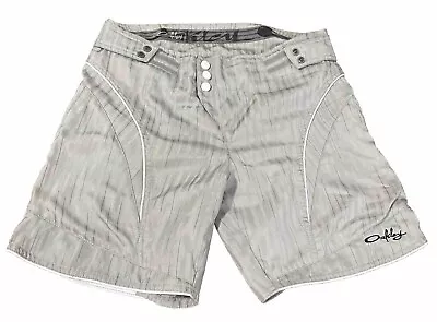 Oakley Mountain Biking Shorts Grey Retro- Size Small • $23.80