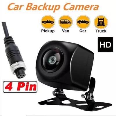 Car Backup Parking Camera 4 Pin Reversing FHD Night Vision Waterproof Rear View • $23.99
