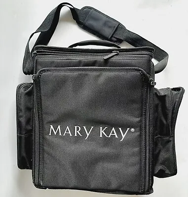 Mary Kay Consultant Case Travel Bag Tote Large Black Organizer Storage Makeup • $59.99