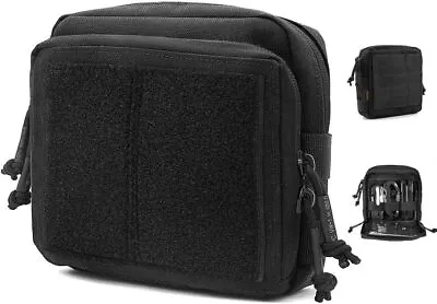 REEBOW GEAR EDC Tactical Admin Pouch Molle Military Map Tool Bag Organizer Black • $28.99