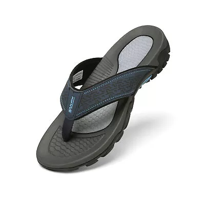 Men Flip Flops Athletic Sandals Arch Support Sandal Thong Outdoor Beach Sandals • $21.99