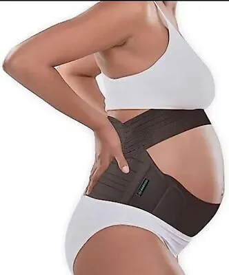 BABYGO® Pregnancy Maternity Lumbar Back Belly Bump Brace Support Belt & Book L • £0.99