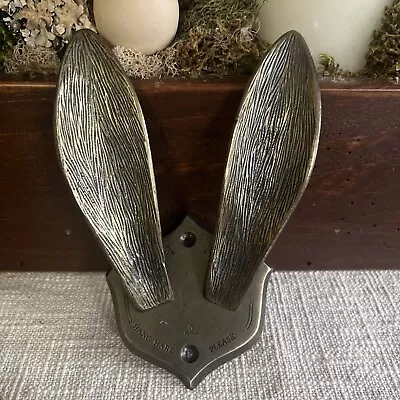 Anthropologie Airen Grove Rabbit Ear Hook Rack Bronze ‘Hang Hare Please’ • $22.50