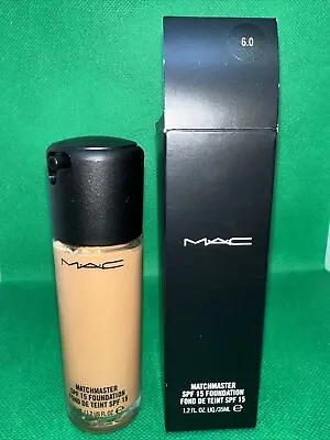 Mac Cosmetics Matchmaster Spf 15 Foundation - 6.0 - 1.2 Fl Oz/35 Ml Bnib • $43.61