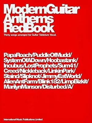 Modern Guitar Anthems: Red Book: (Guitar Tab) By Divers Auteurs 1843282054 The • $8.23