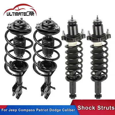 $205.96 • Buy Set 4 Complete Struts Shocks Absorbers For Jeep Compass Patriot Dodge Caliber