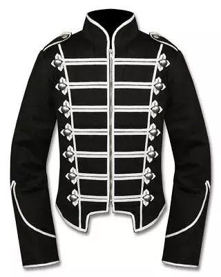 NEW My Chemical Romance Military Jacket Black & White Emo Parade Cosplay Costume • £35.99