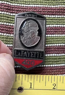 Vintage 1930s NASH Lafayette 400 Car Auto Radiator Grill Emblem Badge Sign • $77