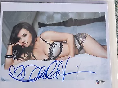 Danielle Harris In Person Signed 8x10 Color Photo Beckett  • $65