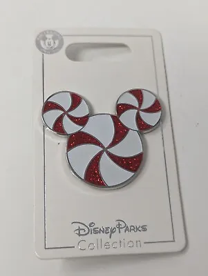 Candy Cane Peppermint Mickey Icon Christmas Holiday Disney Pin • $29.99