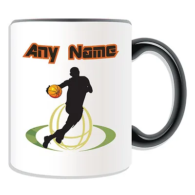 £10.07 • Buy Personalised Gift Basketball Mug Money Box NBA Backboard Slam Dunk Sport Cup Tea