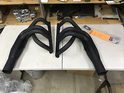 73232 Hedman Husler Race Headers 1970-79 Big Block Mopar Black Ceramic Dragster • $799.99