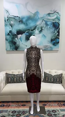 Venus Leopard Print Pencil Dress Women's Size S • $19