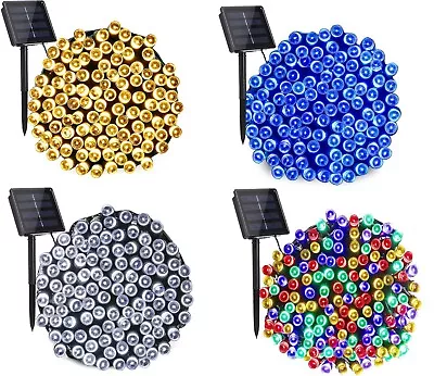 £9.99 • Buy Solar Fairy String Lights 100/200/500 LED Outdoor Garden Christmas Party Decor