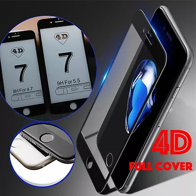 5D Full Cover Tempered Glass Screen Protector IPhone 13 12 11 Pro X Max 8 7 6 • $6.99