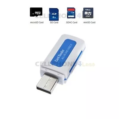 Memory Multi Flash Card Reader All In One Adapter For SD TF M2 MS • $5.98