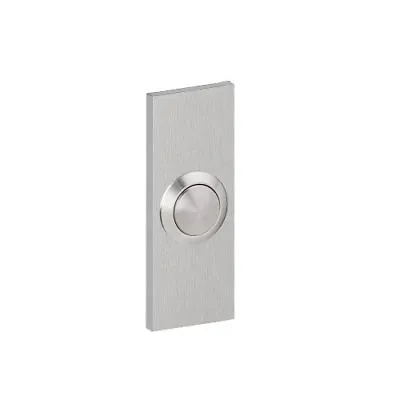 £45 • Buy Brushed Stainless Steel Rectangular Door Bell Ringer Press Push Button Plate