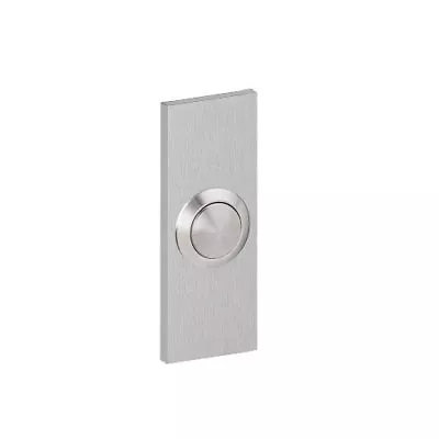 £45 • Buy Brushed Stainless Steel Rectangular Door Bell Ringer Press Push Button Plate