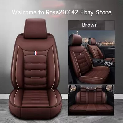 For Volvo Car Seat Covers Full Set Front And Back Cushion PU Leather Waterproof • $64.62