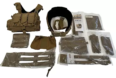 Crye Precision AVS AVSPS3 USMC MBAV Plate Adaptive Vest Pouch Set Coyote Medium • $494.99