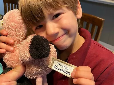 $10.50 • Buy IRON ON TAGS - Personalised Name Labels Label Tag Washable Clothing School Kids