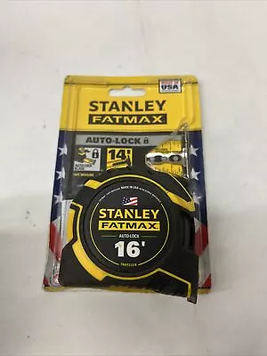 STANLEY Fatmax 16 Ft. Autolock Tape Measure • $18.99