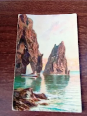 Sugar Loaf Rock Port St Mary I Of Man Postcard Posted Vintage • £2