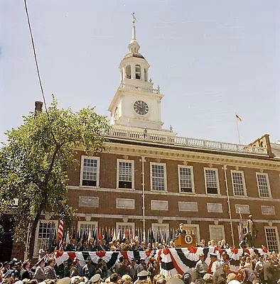 President John F. Kennedy Speaks At Independence Hall 1962 - New 8x10 Photo • $8.99
