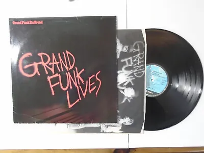 Grand Funk Railroad  Grand Funk Lives   1984 Full Moon Vinyl Record Nm/vg+ • £9.99