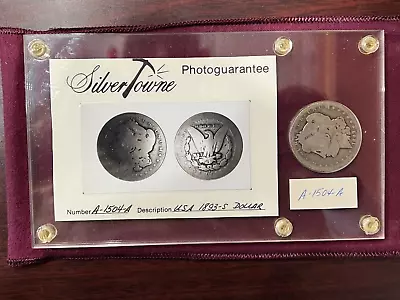 1893 S Morgan Dollar In Very Rare Silvertowne Authenticated Holder • $2499
