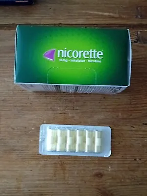 £12.30 • Buy Cheapest Inhalator Nicorette Cartridges 15mg X 6 Long Expiry Date Free Post 