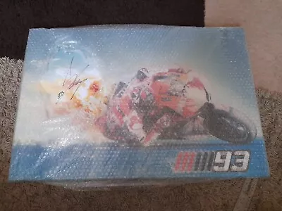 Marc Marquez Large Fully Signed Canvas . Motogp Honda Jawdropping ! • $497.69