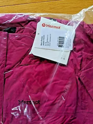 MARMOT Precip Womens S/M/XL Rain Parka/Jacket/Coat/Shell Plum Rose Purple NEW • $69.95