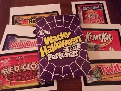 2023 Wacky Packages Halloween Postcards Set Of Six 5  X 7   Postcards Brand New! • $15