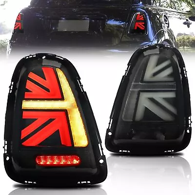 VLAND For 2007-13 Mini Cooper R56 R57 R58 59 SMOKED LED Tail Lights W/Animation • $123.50