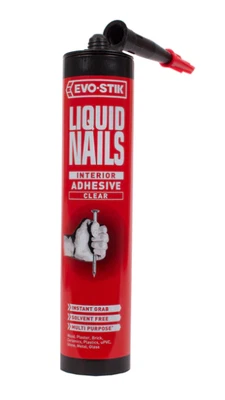 £11.99 • Buy Evo-Stik Liquid Nails Instant Grab Adhesive Clear Interior 310ml