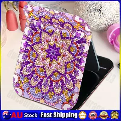 Special Shape Diamond Painting Compact Mirror Flower 5D DIY (#3) • $13.18