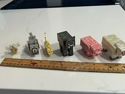 Jazwares Minecraft Lot Of Six (6) Animal Figures - Read Description • $9.99