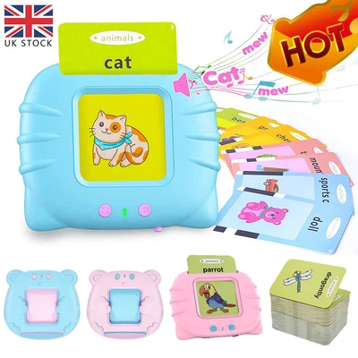 £1.19 • Buy Talking Flash Cards For Toddlers Preschool Words Learning Cards Toy For Kids UK