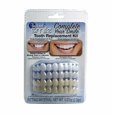 Complete Your Smile Temporary Tooth Replacement Kit Fixes Missing Tooth In Mins • $21.99