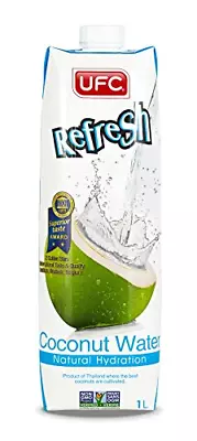 Seelans Superstore UFC Refresh Natural Coconut Water 1L Bulk Buy Offer • £5.49