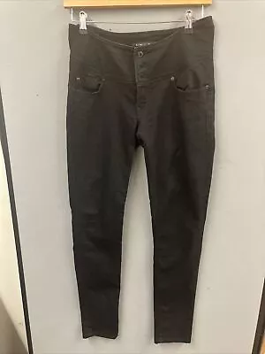 Salsa Black Sculpture Jean Trousers - UK Ladies Size S (W31  L32 ) • £4