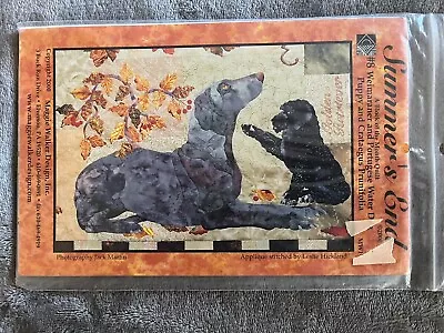 Maggie Walker Quilt Block Pattern Weimaraner & Portuguese Water Dog SUMMER'S END • $9.99