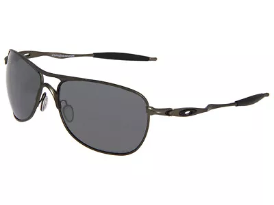 Oakley Ti Crosshair Polarized Sunglasses OO6014-02 Pewter/Black Iridium • $399.99