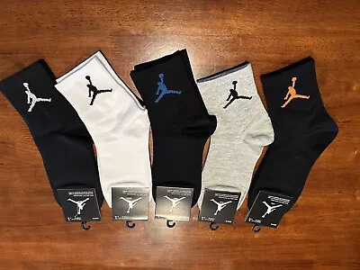 5 Pairs Men's  Nike Air Jordan Everyday Max Ankle Socks Size L 8-12 • $21.99